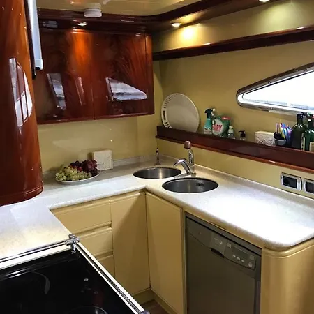 Magnificent Luxury Yacht In Center Barcelona